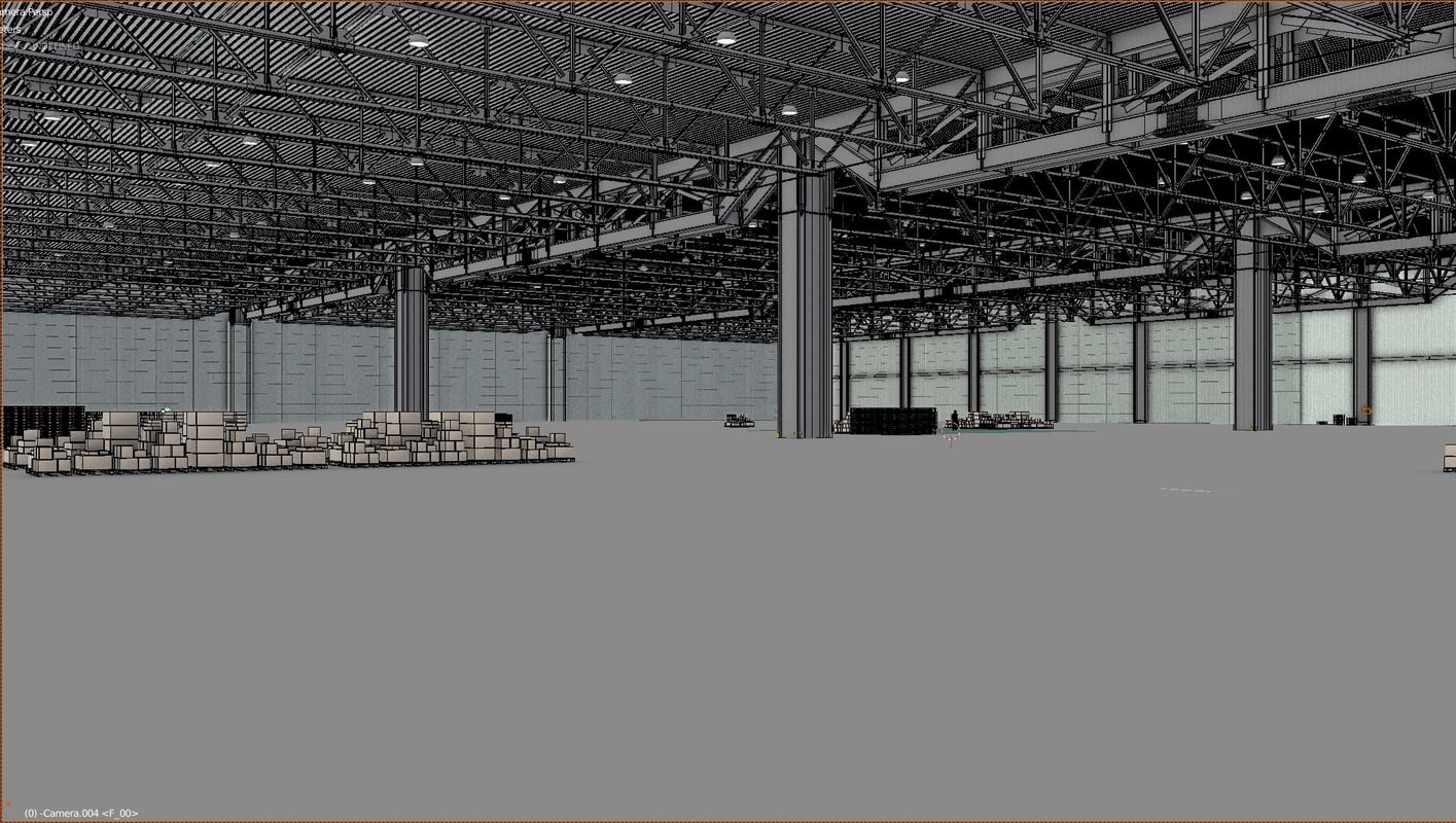 warehouse 3d model free